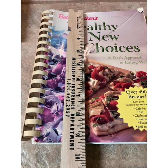 Vtg Betty Crockers Healthy New Choices Cookbook 400 Recipes First Edition Spiral - Picture 10 of 10